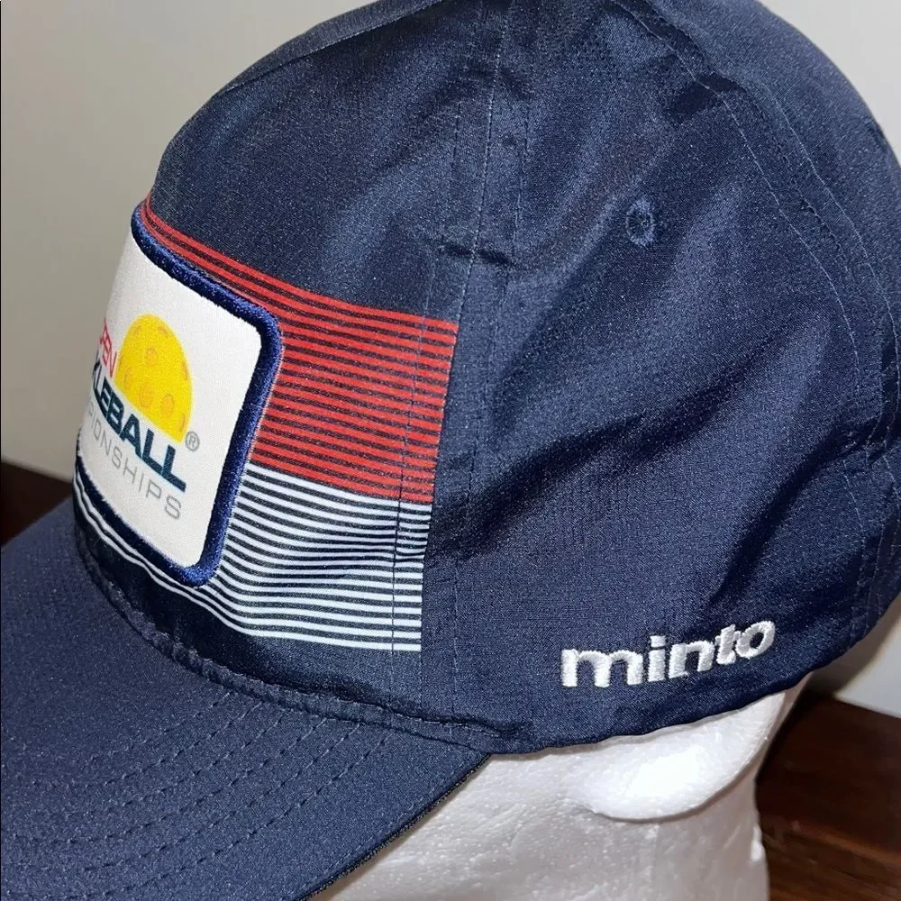 Pickleball US Open Tournament Polyester Minto Naples FL Sewn Patch cap hat OSFA